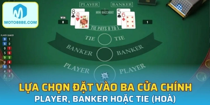 Hội viên có thể lựa chọn đặt vào ba cửa chính